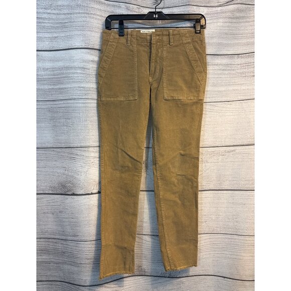Nili Lotan Khaki Corduroy Jane Pants Size 00 - Picture 1 of 3
